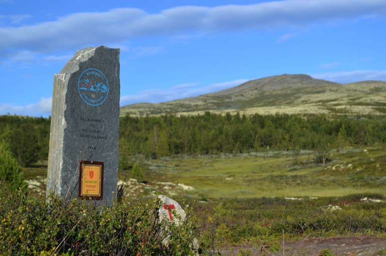 The path to Formokampen, Rondane National Park